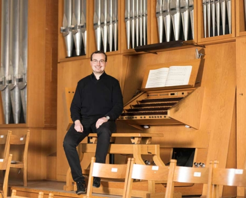 Organist Lukas Euler Darmstadt